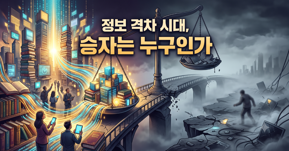 정보 격차 시대 승자는 누구인가 AI 인프라 미래 전망 이미지