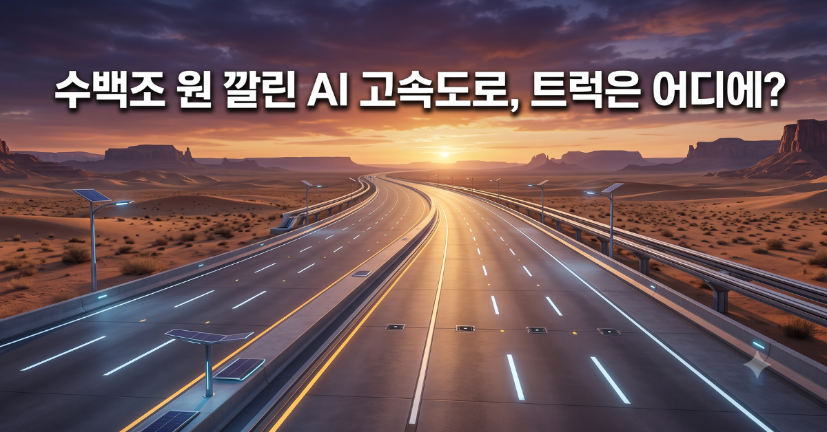 수백조 원 깔린 AI 고속도로, 트럭은 어디에?