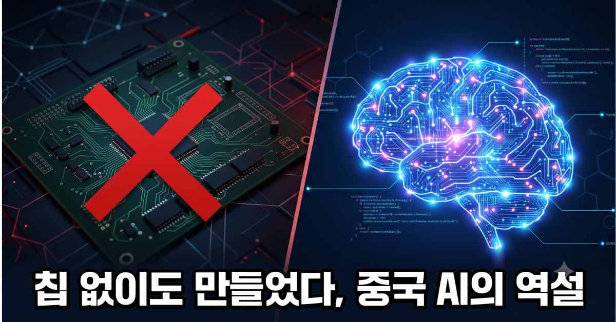 칩 없이도 만들었다, 중국 AI의 역설