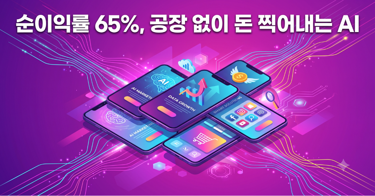 순이익률 65%, 공장 없이 돈 찍어내는 AI