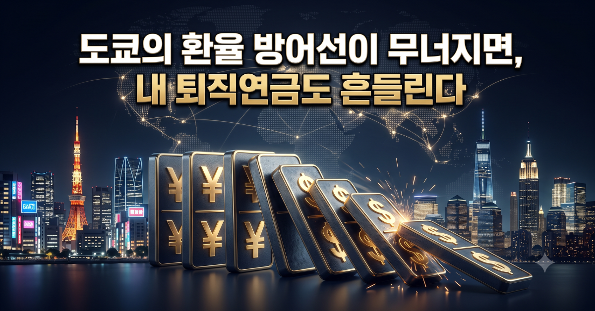 도쿄의 환율 방어선이 무너지면 내 퇴직연금도 흔들린다