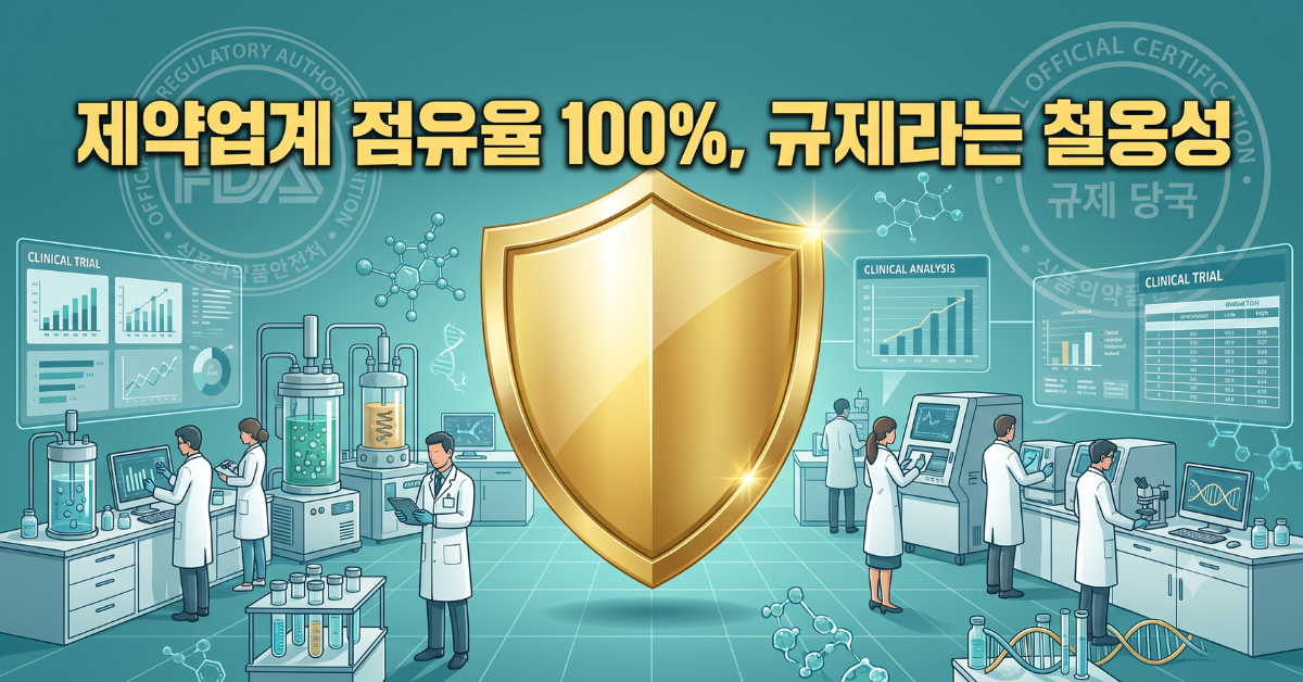 제약업계 점유율 100%, 규제라는 철옹성