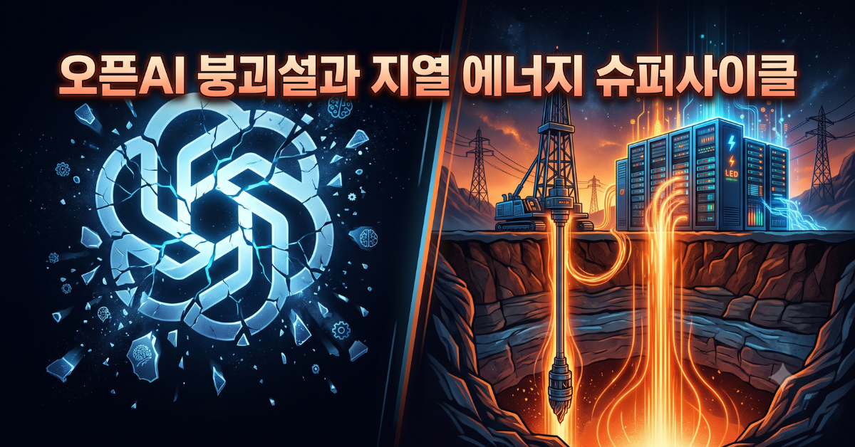 오픈AI 붕괴설과 지열 에너지 슈퍼사이클