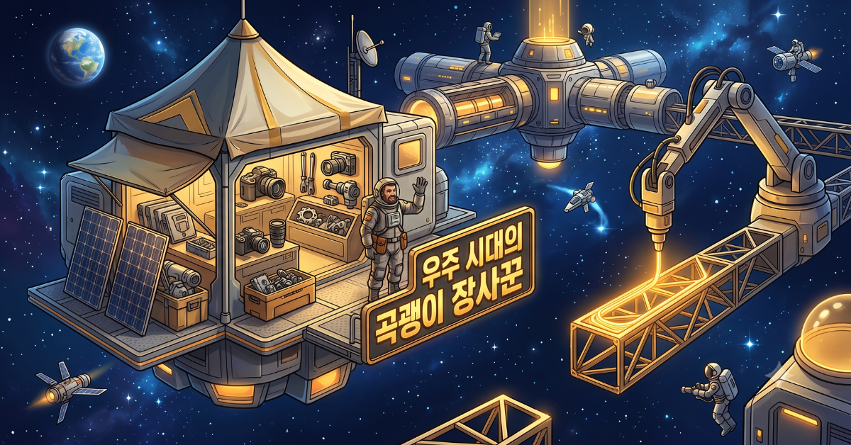 우주 시대의 곡괭이 장사꾼