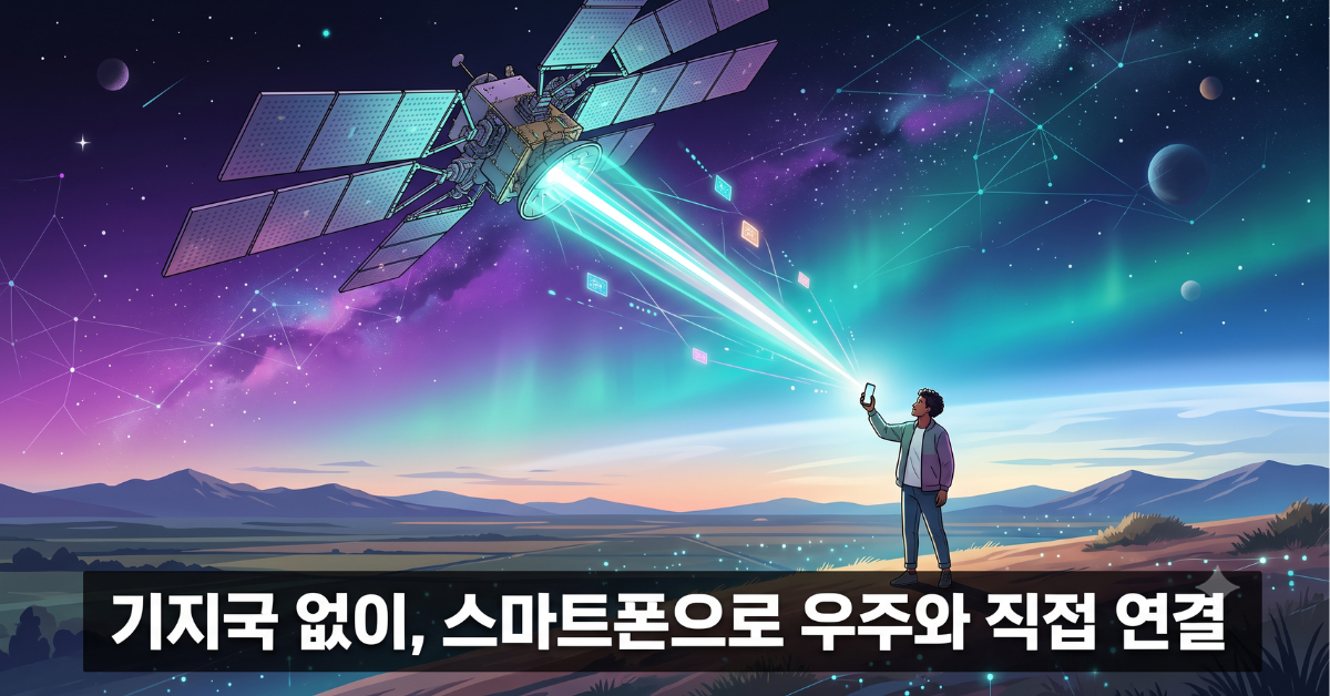 기지국 없이, 스마트폰으로 우주와 직접 연결