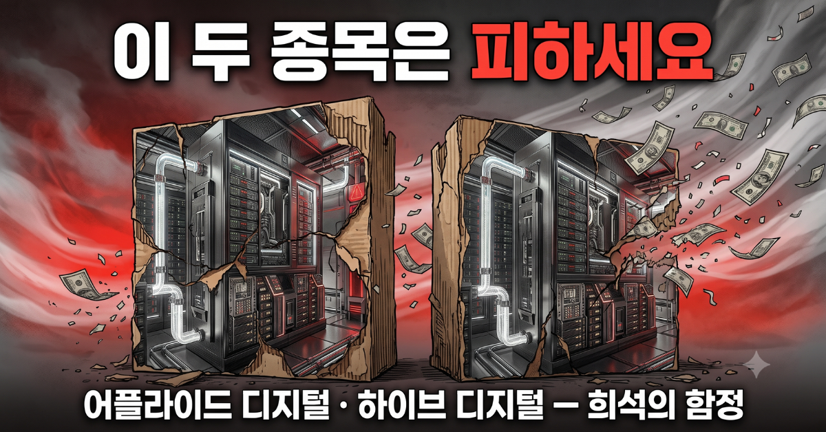 회피 종목 어플라이드 디지털 하이브 디지털 희석의 함정