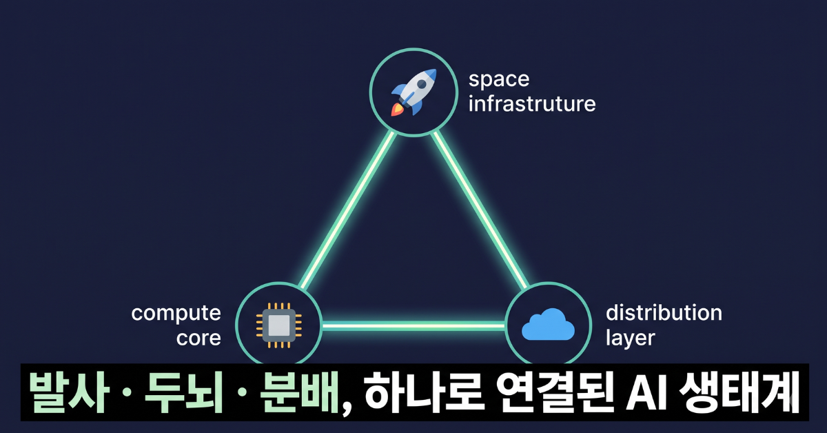 발사 · 두뇌 · 분배, 하나로 연결된 AI 생태계