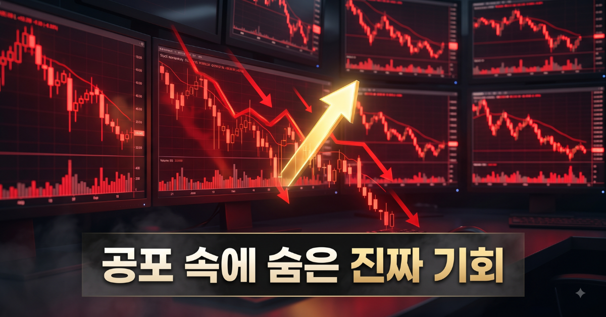 저평가 미국 주식 5선 - 붉은색으로 물든 증권 계좌와 여름 폭락장