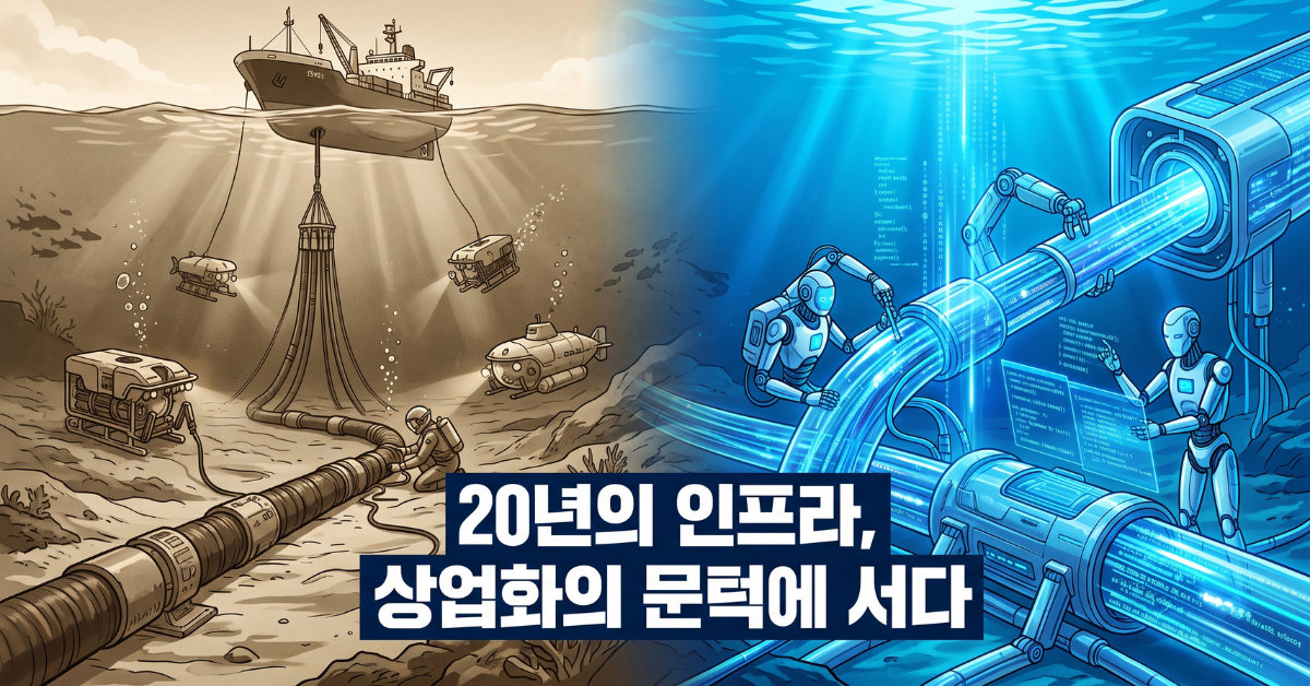20년의 인프라 상업화의 문턱에 서다