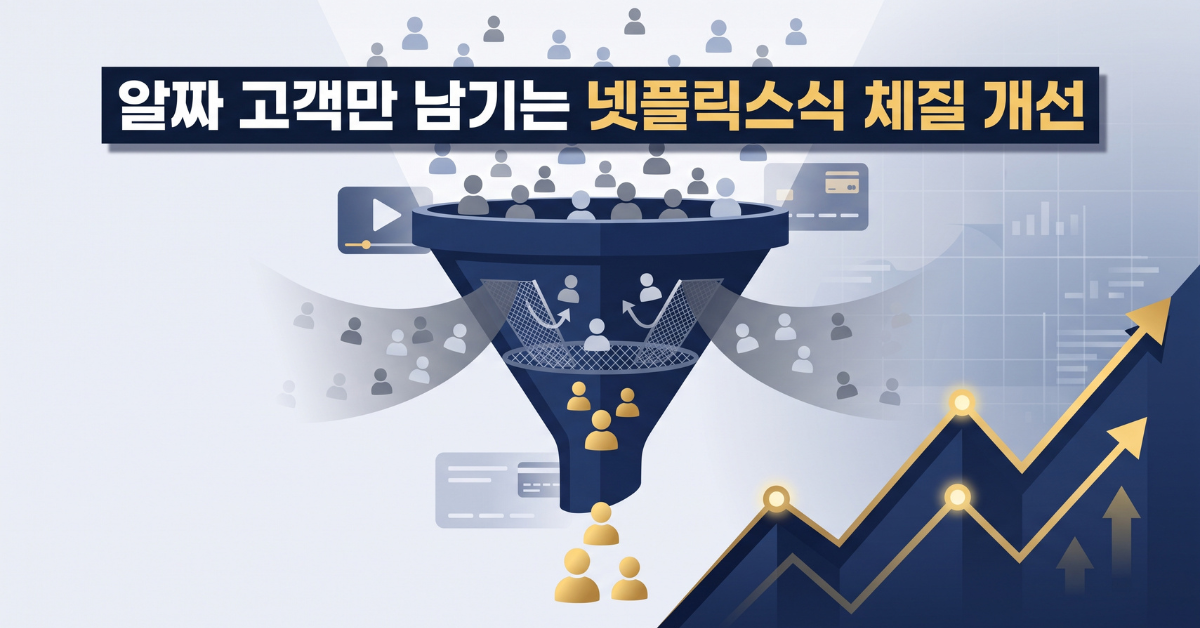 알짜 고객만 남기는 넷플릭스식 체질 개선