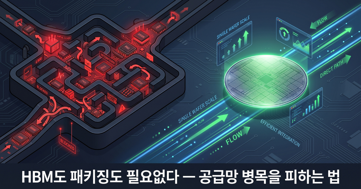 HBM과 패키징 병목을 우회하는 세레브라스 공급망 전략