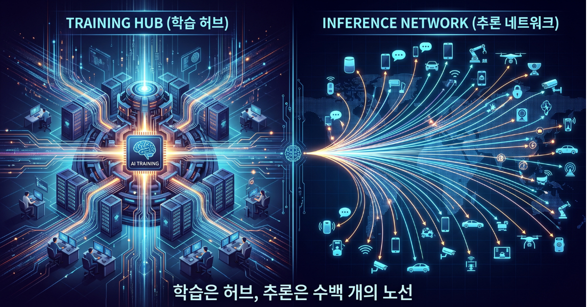 학습은 허브 추론은 수백개의 노선