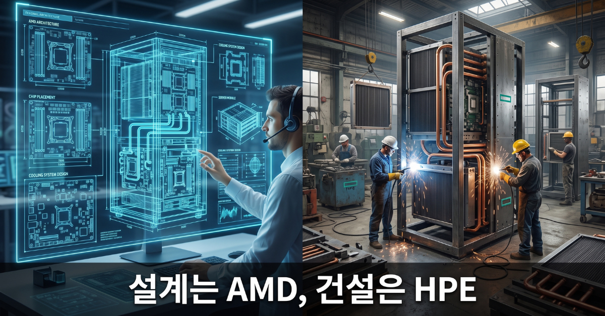 설계는 AMD 건설은 HPE