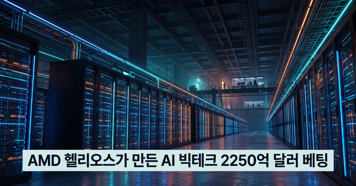 AMD 헬리오스가 만든 AI 빅테크 2250억 달러 베팅