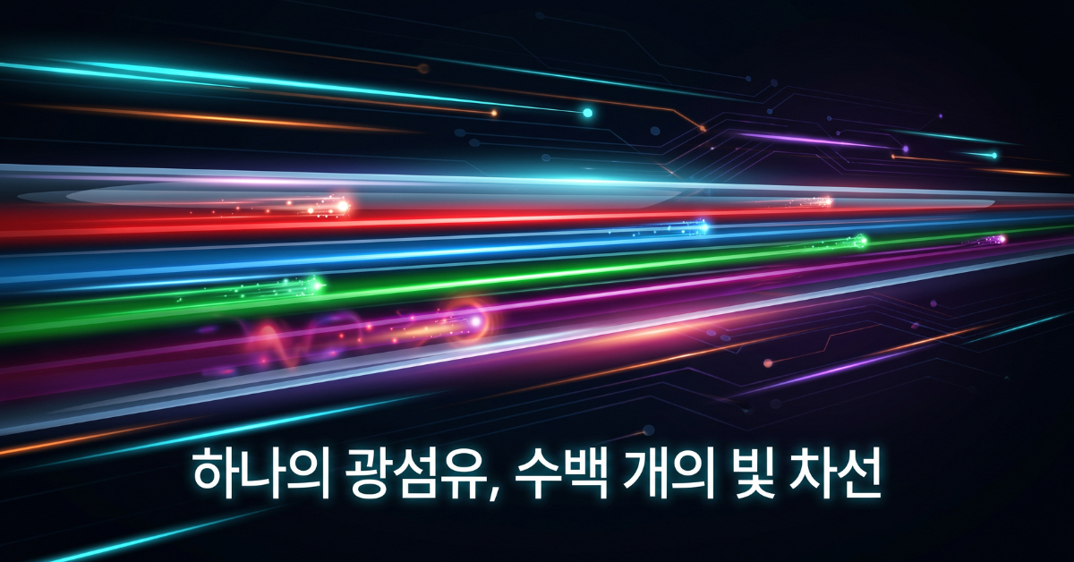 1초에 넷플릭스 영화 1만 4천 편 광통신 속도