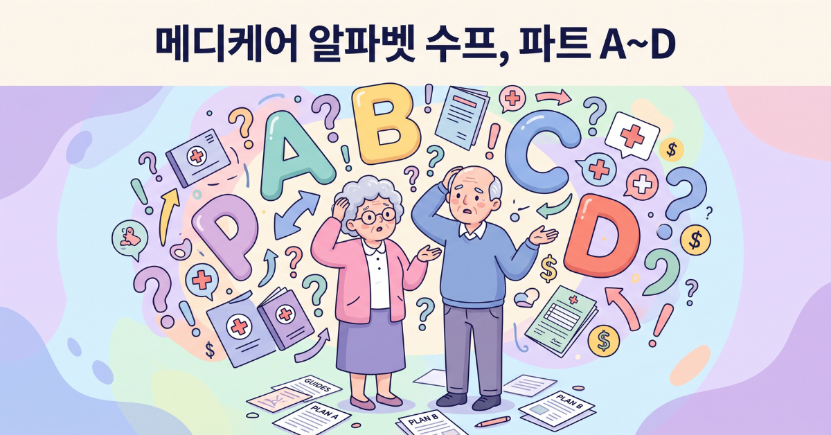 메디케어 알파벳 수프 파트 A~D