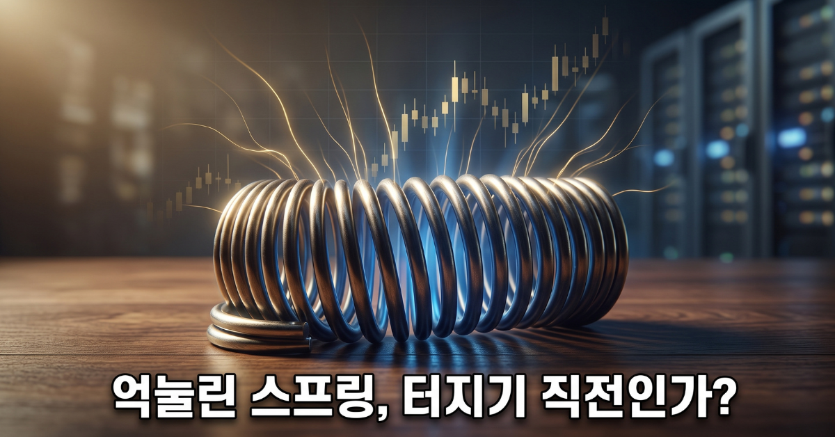 미국 주식 연말 랠리 신호탄 - 억눌린 스프링처럼 터지기 직전인 S&P500