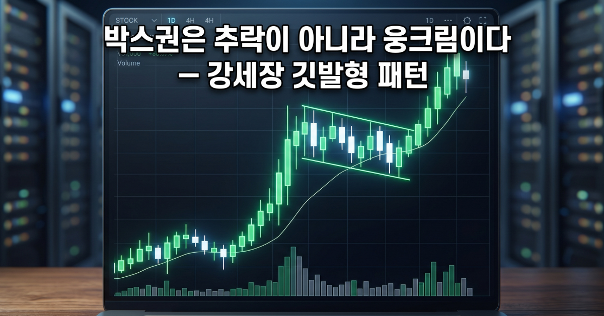 박스권은 추락이 아니라 웅크림이다 - 강세장 깃발형 패턴