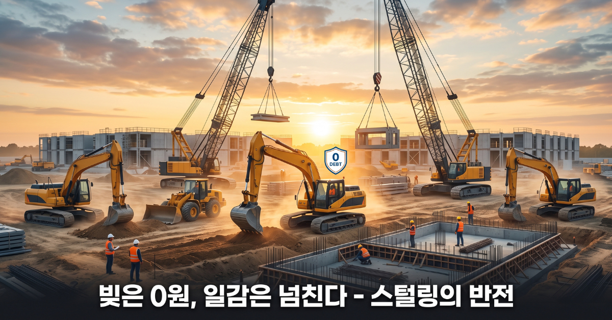 빚은 0원, 일감은 넘친다 - 스털링의 반전