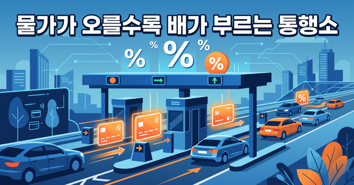 물가가 오를수록 배가 부르는 통행소