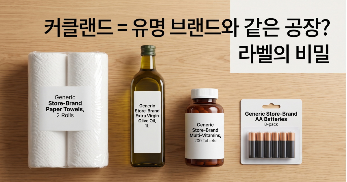 커클랜드 자체 브랜드 상품