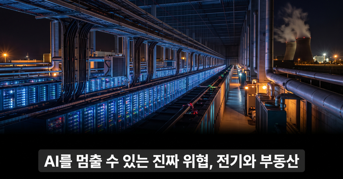 AI 인프라 주식 3대장, 전기와 부동산이 진짜 위협