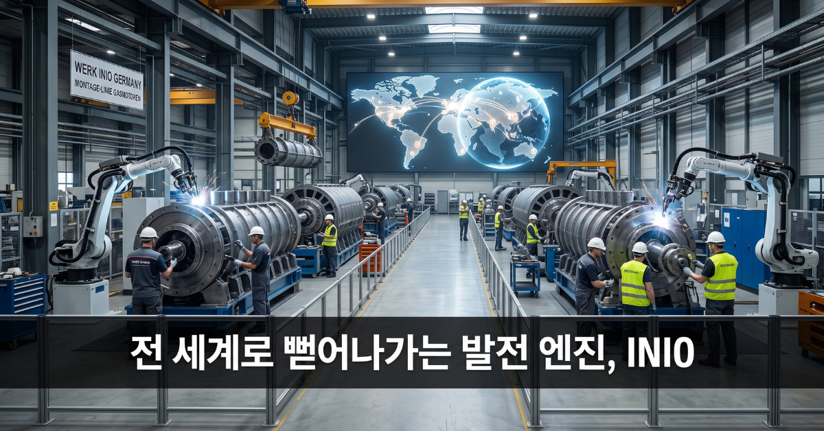 전 세계로 뻗어나가는 발전 엔진, INIO