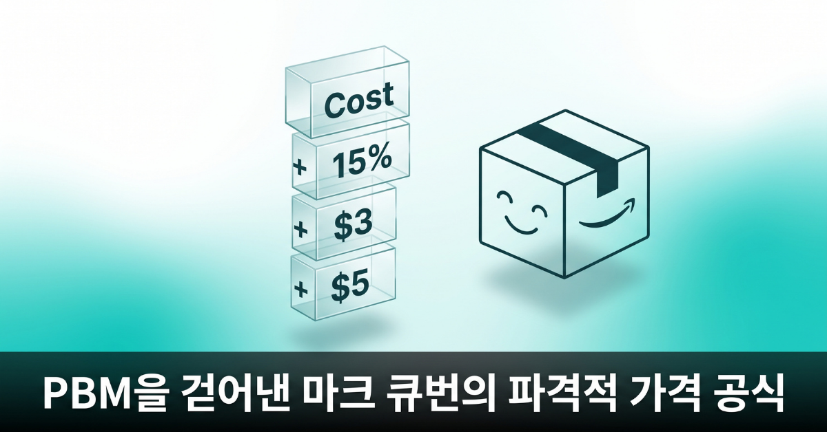 PBM을 걷어낸 마크 큐번의 파격적 가격 공식