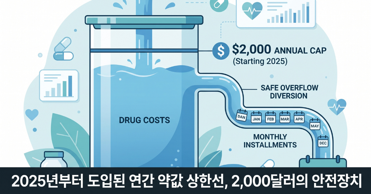 2025년부터 도입된 연간 약값 상한선 2000달러의 안전장치