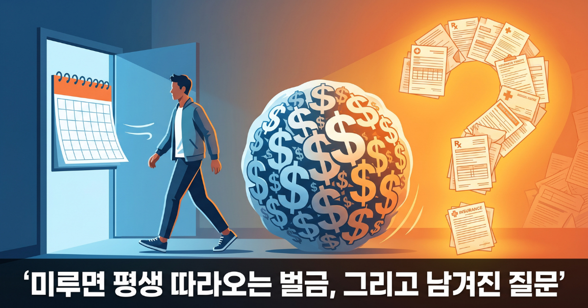 미루면 평생 따라오는 벌금 그리고 남겨진 질문