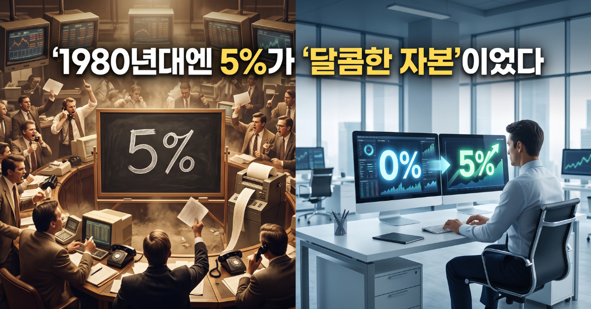 1980년대엔 5%가 '달콤한 자본'이었다