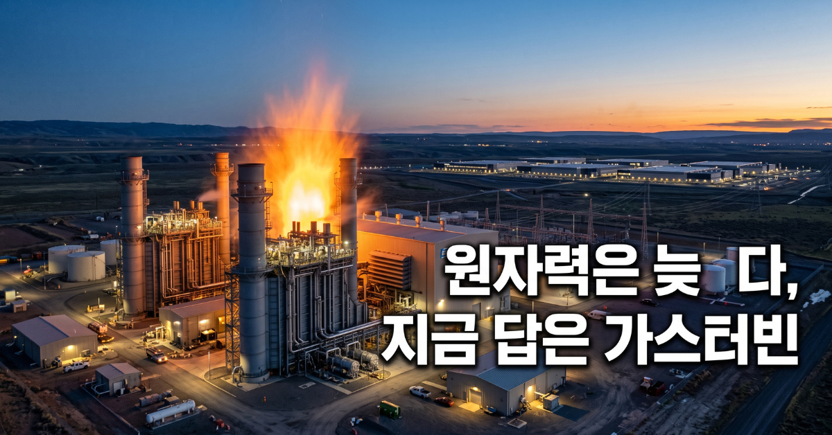 원자력은 늦다, 지금 답은 가스터빈