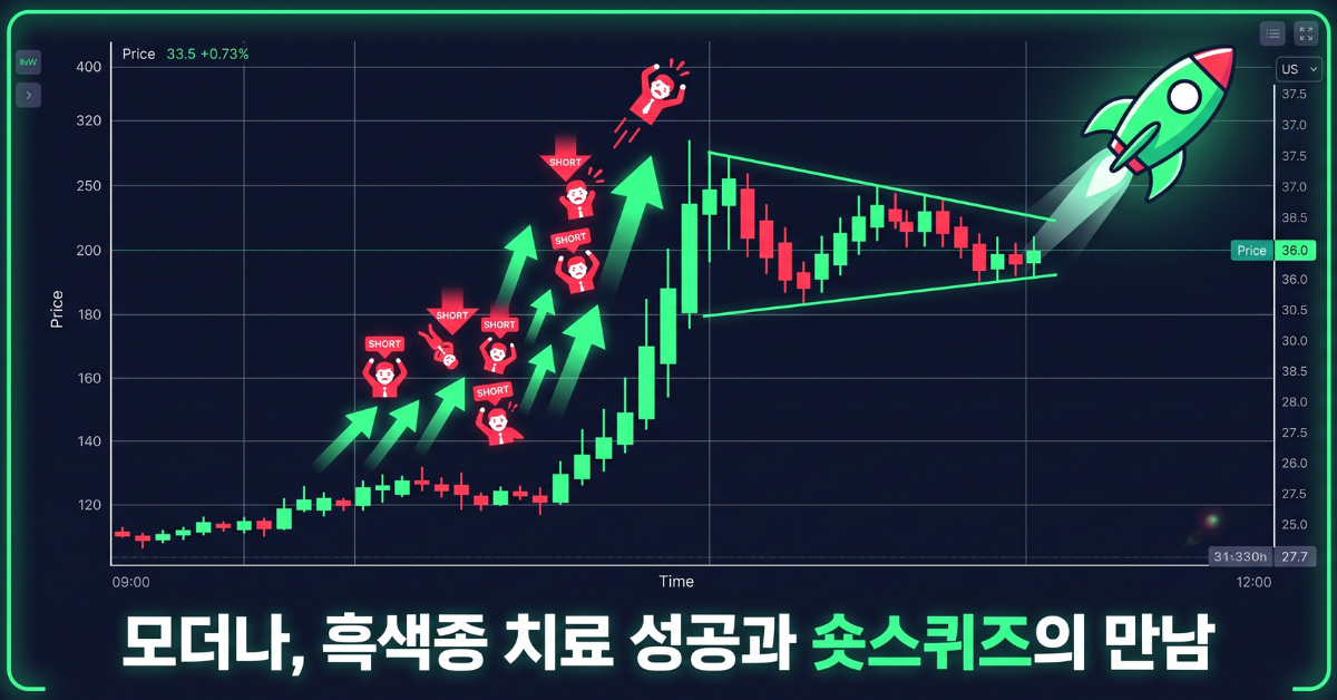 모더나, 흑색종 치료 성공과 숏스퀴즈의 만남