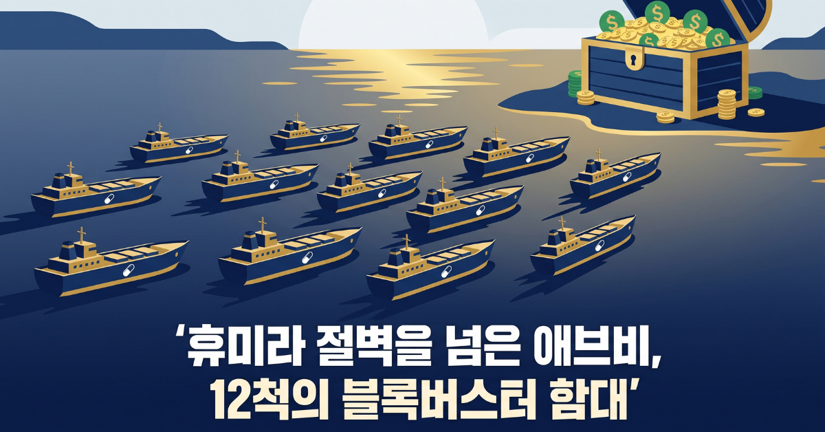휴미라 절벽을 넘은 애브비, 12척의 블록버스터 함대