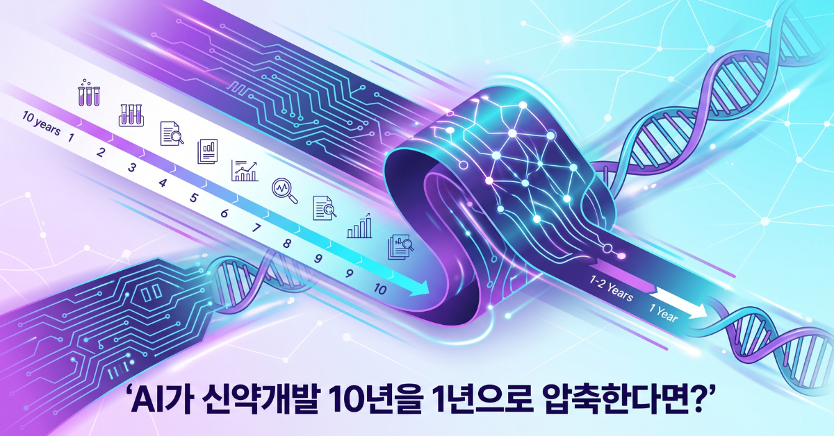AI가 신약개발 10년을 1년으로 압축한다면?