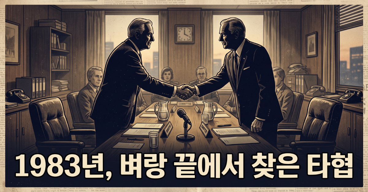 1983년 양당 타협 이미지