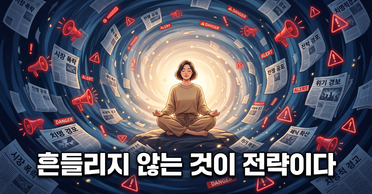 침착하게 대응하는 시니어 이미지