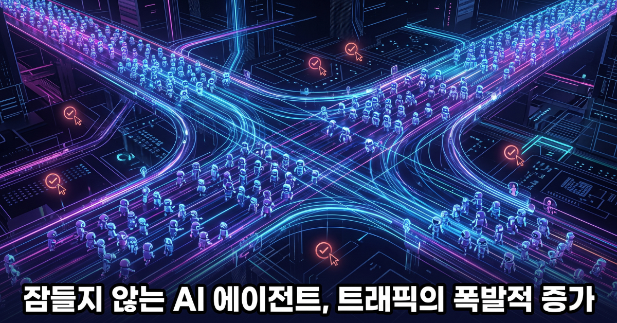 잠들지 않는 AI 에이전트, 트래픽의 폭발적 증가