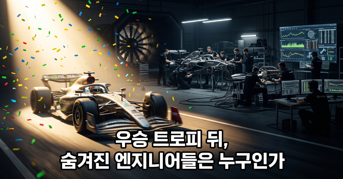 엔비디아 F1 레이싱카와 숨겨진 엔지니어