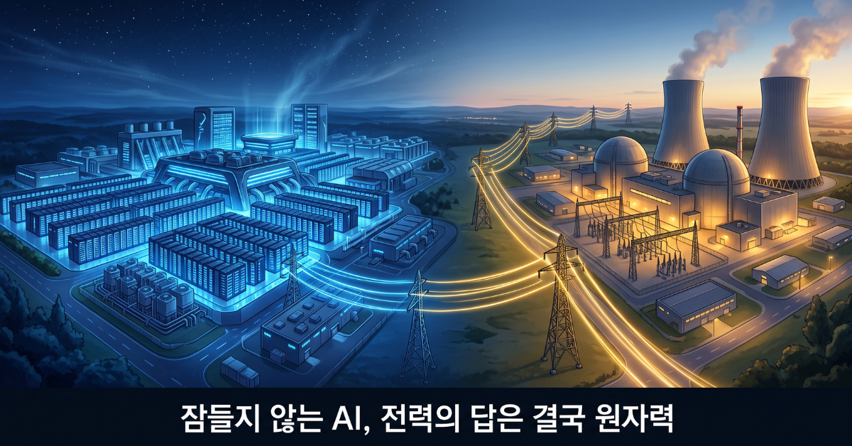 잠들지 않는 AI, 전력의 답은 결국 원자력