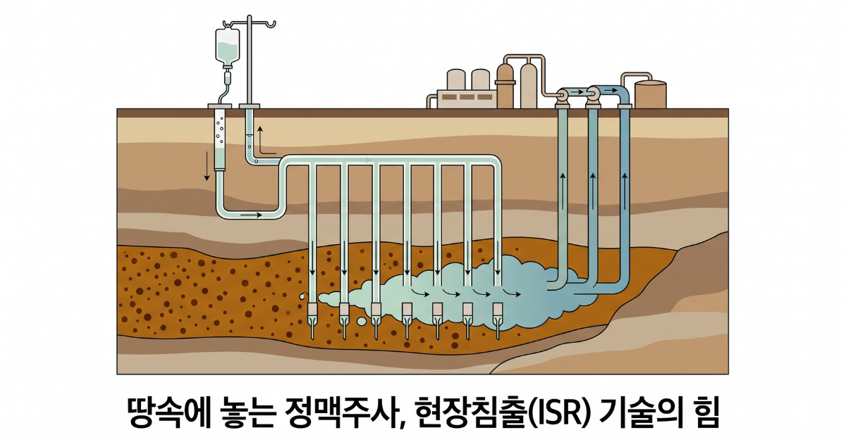 땅속에 놓는 정맥주사, 현장침출(ISR) 기술의 힘