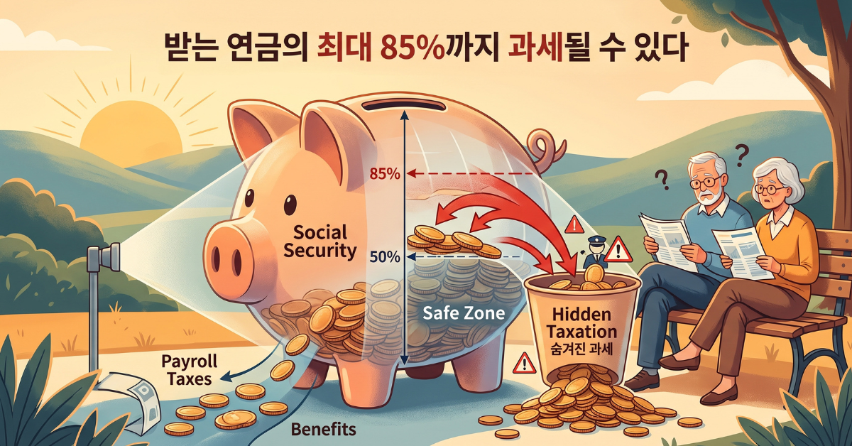 받는 연금의 최대 85%까지 과세 대상이 될 수 있다