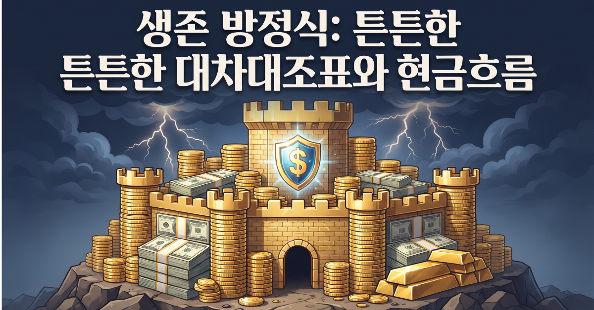 생존 방정식, 튼튼한 대차대조표와 현금흐름의 요새