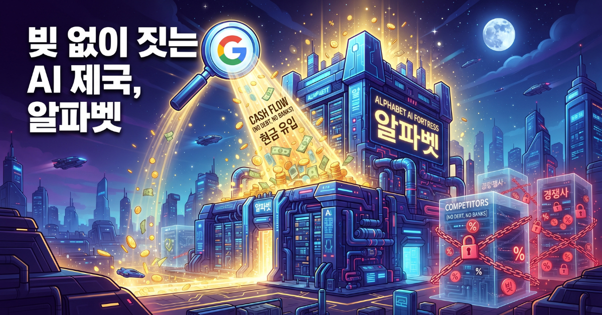빚 없이 AI 인프라를 구축하는 알파벳의 현금 경영