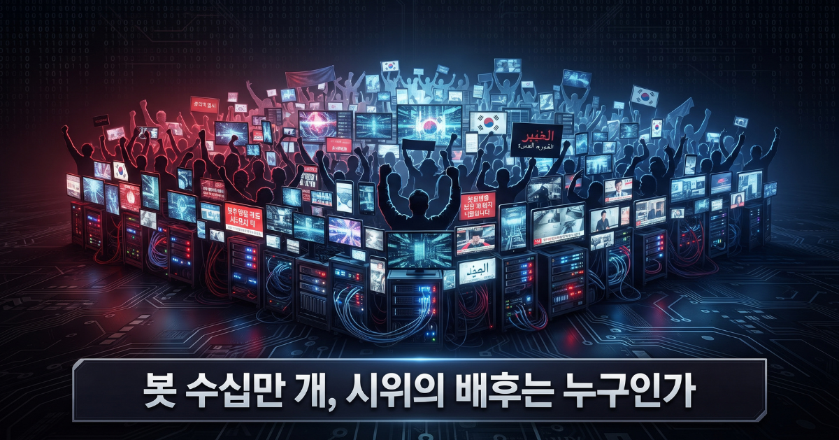 천연가스 미드스트림 - 봇 수십만 개, 시위의 배후는 누구인가