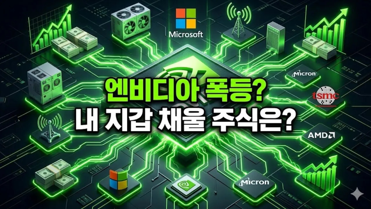 월가가 주목하는 엔비디아 나비효과: HBM부터 AI 데이터센터 냉각 관련주까지.