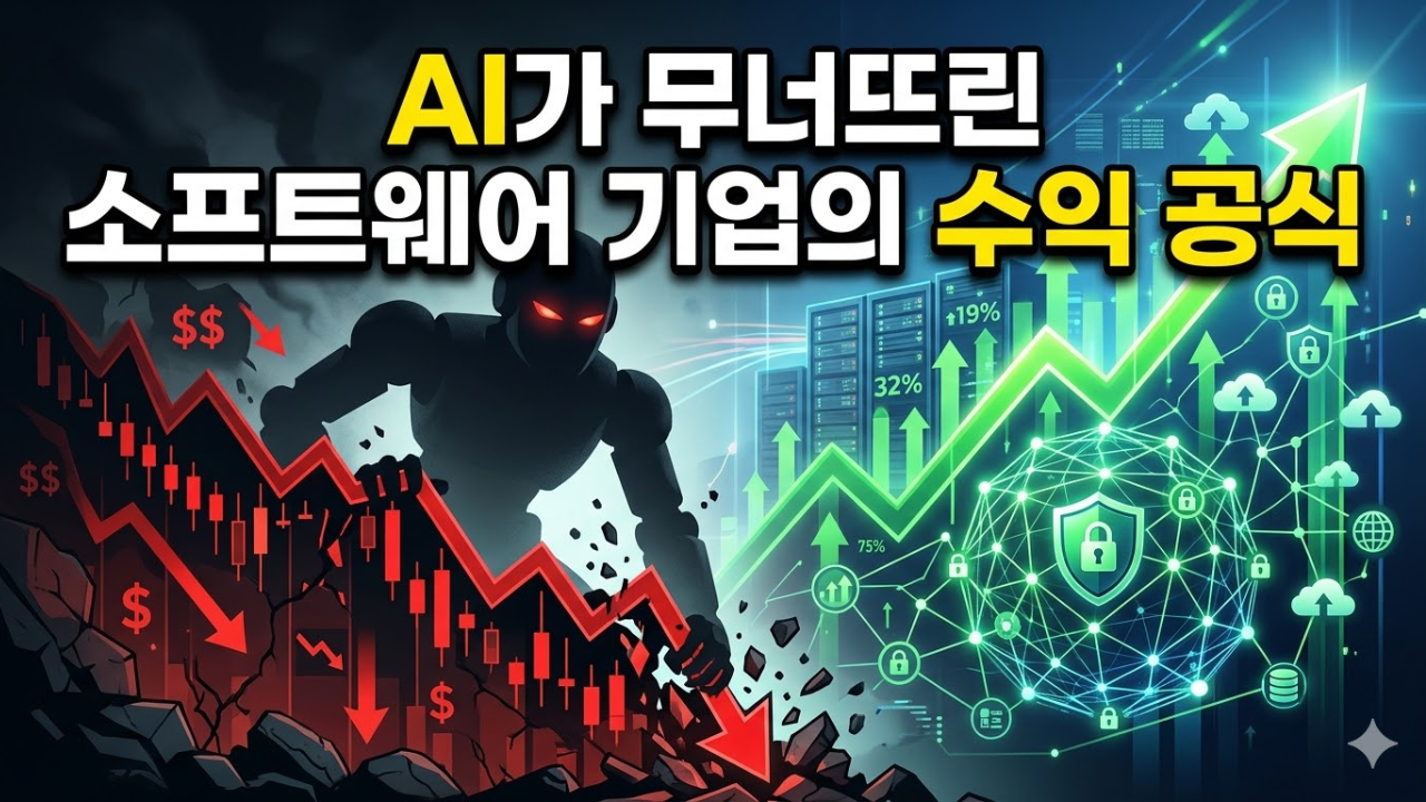 AI가 쏘아 올린 소프트웨어 주식 폭락장? ‘과금 모델’이 기업의 생존을 가른다.