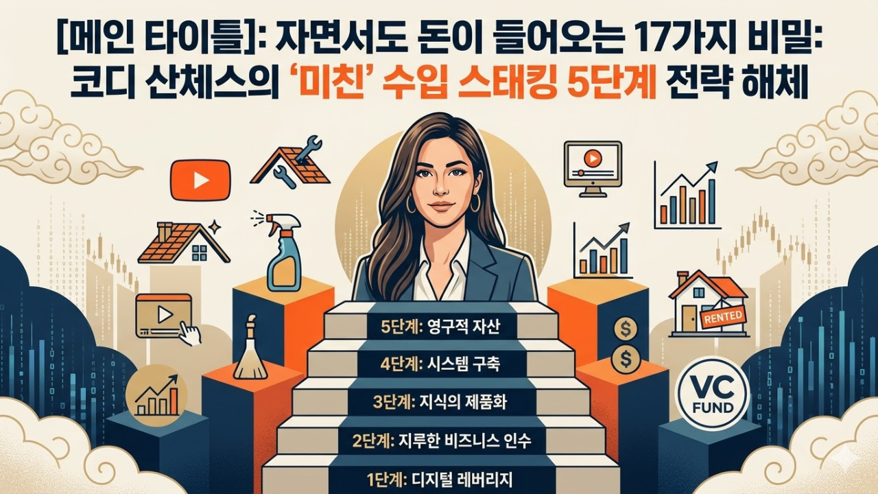 자면서도 돈이 들어오는 17가지 비밀, 그  ‘미친’ 수입 스태킹 5단계 전략 해체.