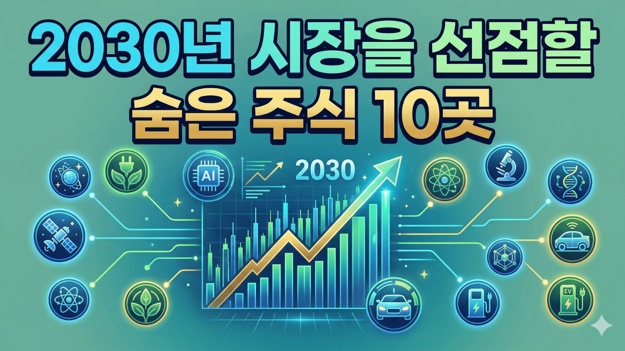 2030년, 당신의 포트폴리오를 황금으로 바꿀 ‘숨은 주식 10곳’ 전격 공개!