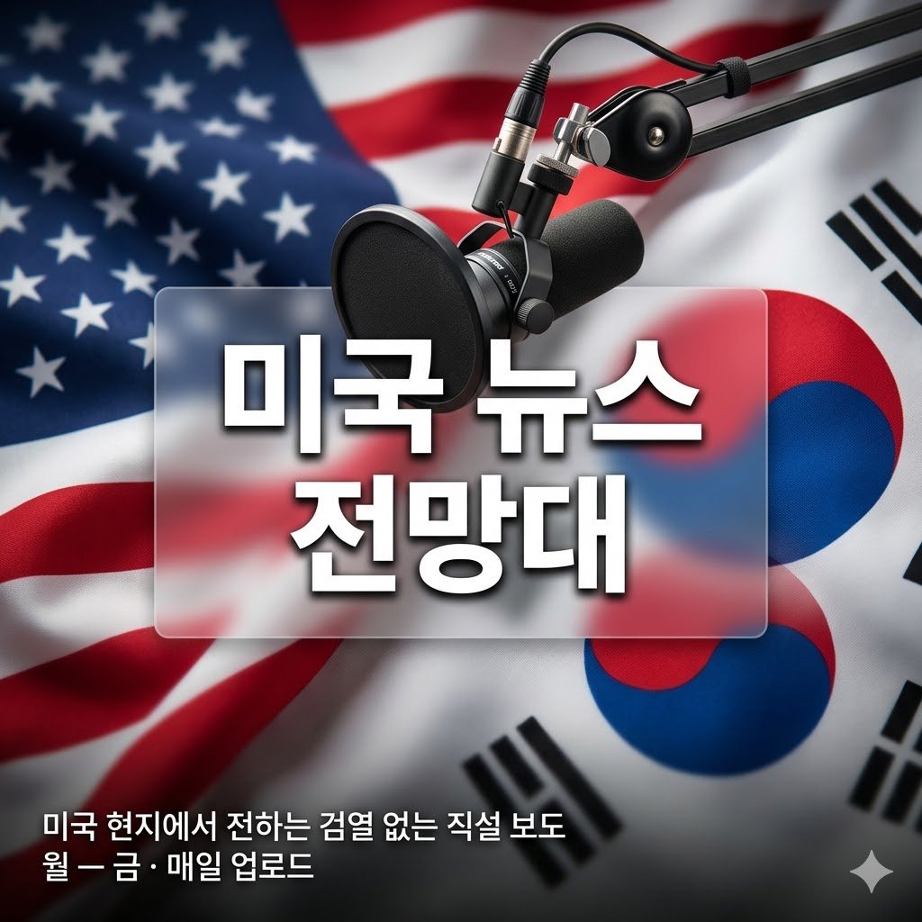 🎙️ 미국 뉴스 전망대 EP.1 — 오디오 방송 시작합니다!